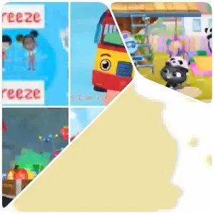 Playful Animated Scenes for Kids