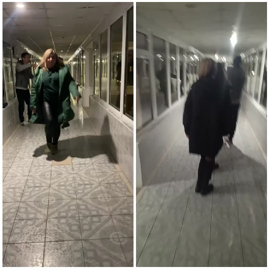 Hallway Walks with Two People