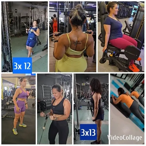 Women Working Out in Gym