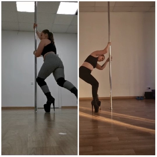 Pole Dancing in a Studio