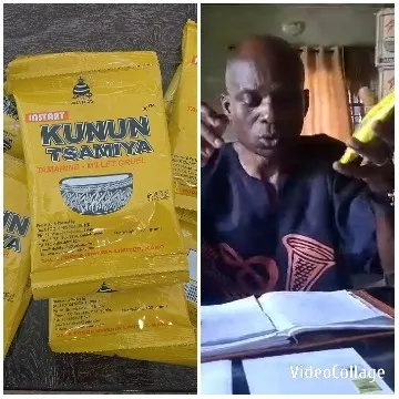 Packets of KUNUN TSAMIA on Table
