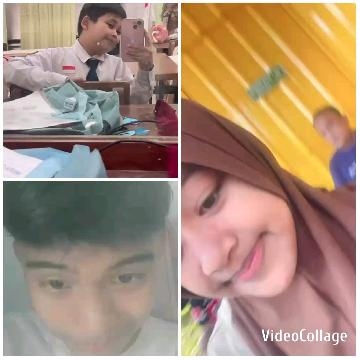 Boy Taking Selfie in Classroom