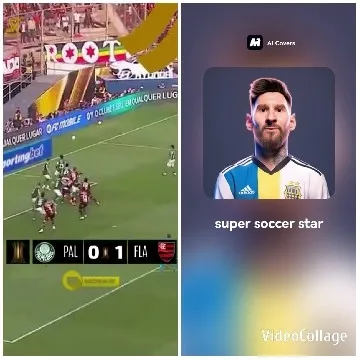 Soccer Match and Player Portrait