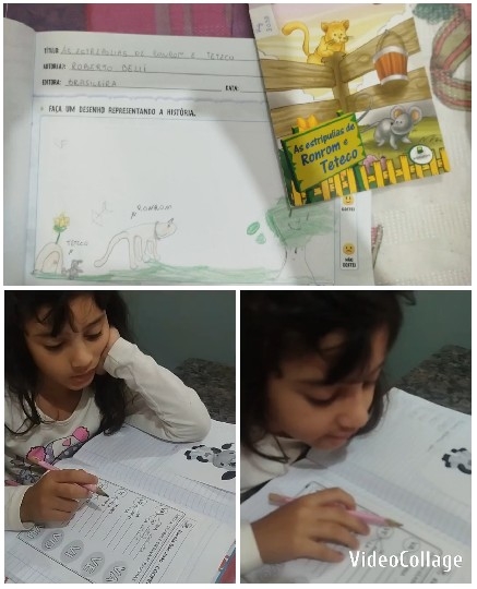 School Assignment and Coloring Fun