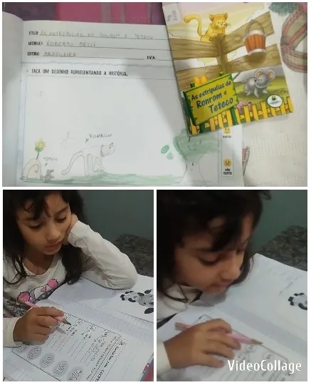 School Assignment and Coloring Fun
