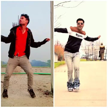 Dancing Outdoors in Two Scenes