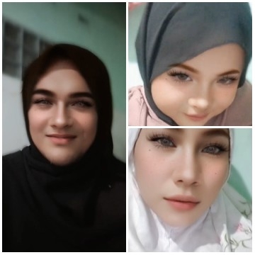 Close-Ups of Smiling Hijab-Wearers