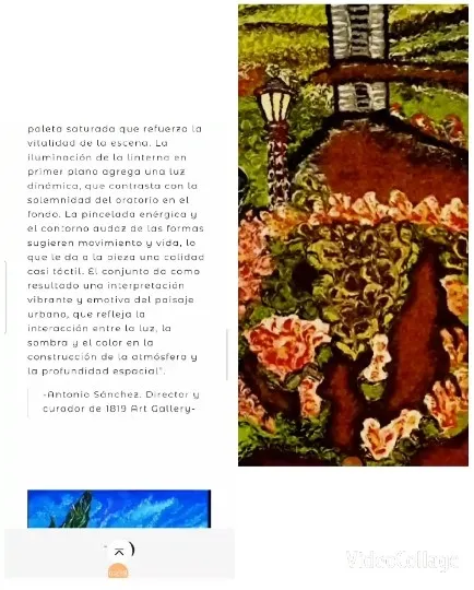 Artistic Garden Scene with Lantern