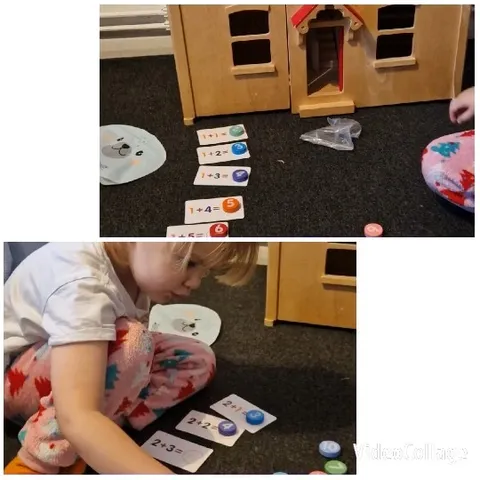 Child Engaged in Educational Play