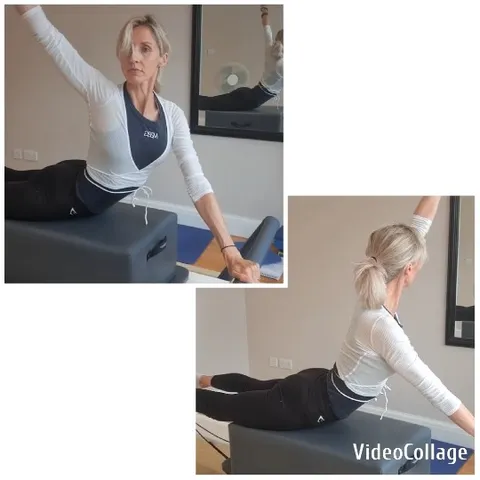 Woman Performing Poses in Gym