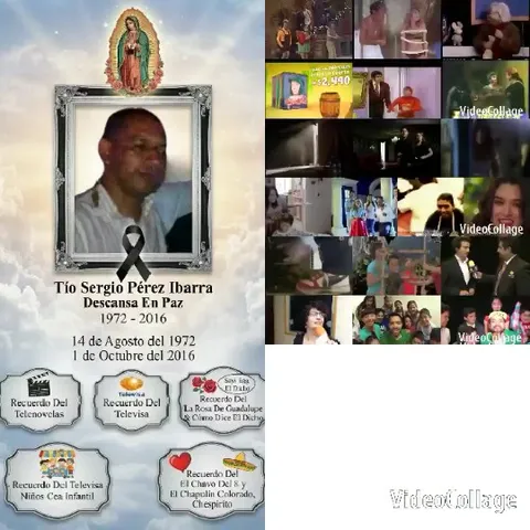 Memorial Photo with TV Show Elements