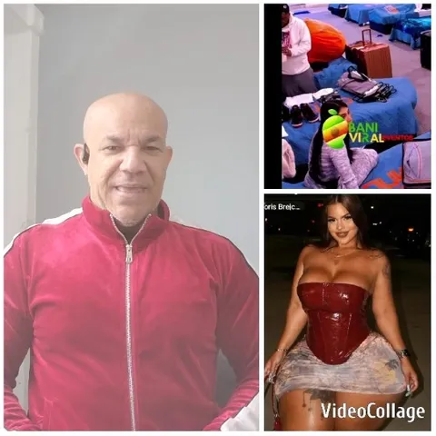 Bald Man and Two People