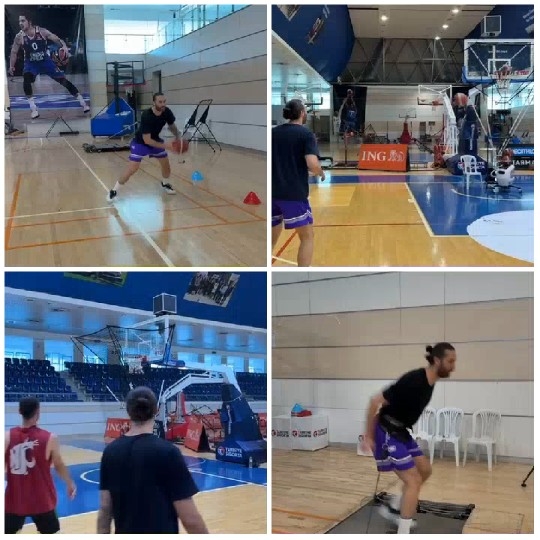 Basketball Training in Progress
