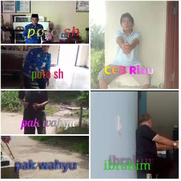 Six Casual Poses with Labels