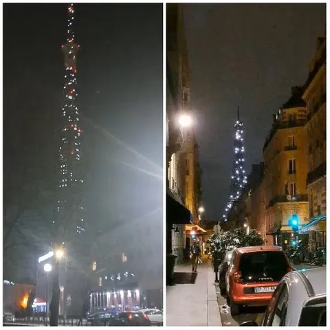 Eiffel Tower Nighttime Views