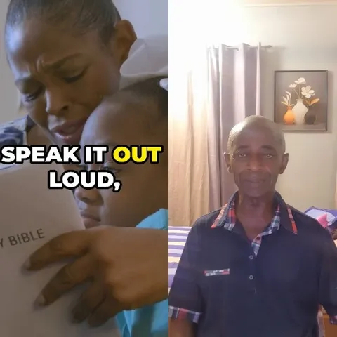 Reading Bible with Older Man
