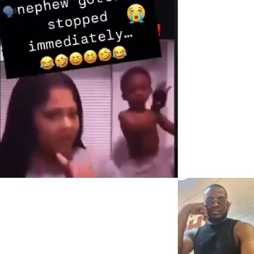 Child and Woman with Text Overlay