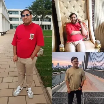 Man Posing in Various Locations