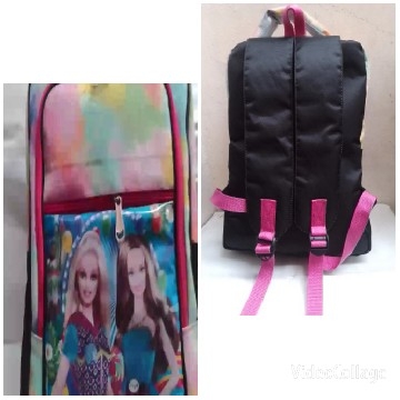 Backpacks with Animated Characters and Solid Design