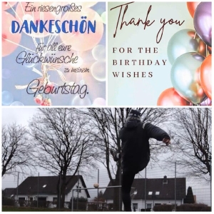 Thank You Messages and Soccer Kick