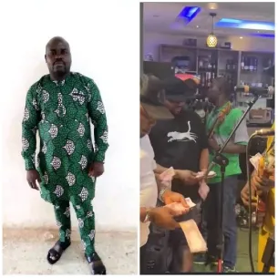 Traditional Outfit and Money Scene