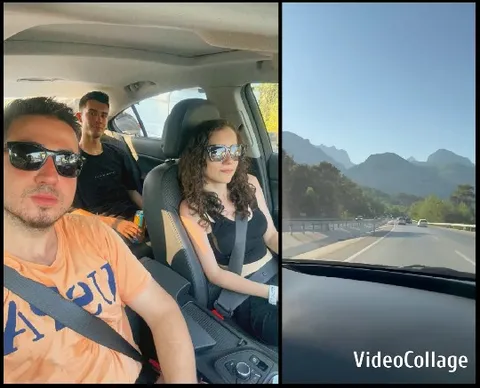 Car Ride Through Mountain Roads