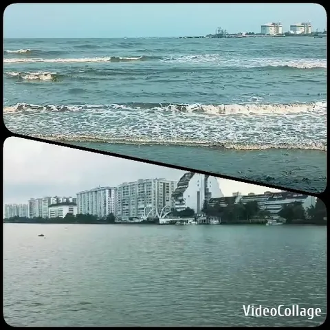 Ocean View with Cityscape