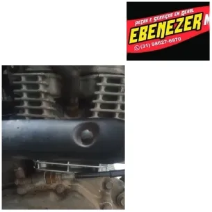 Close-Up of Engine Part with Logo