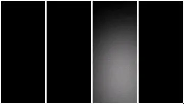 Four Vertical Panels with Gradient Center