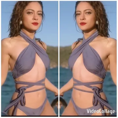 Person in Purple Swimsuit Outdoors