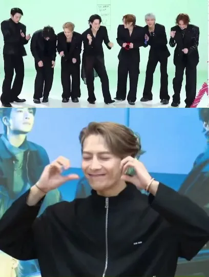 Playful Group in Black Outfits