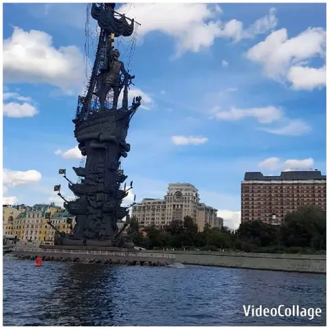 Statue of a Ship by Water