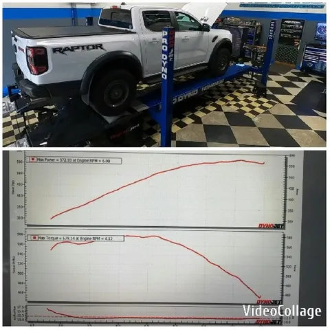 Pickup Truck on Dynamometer Display
