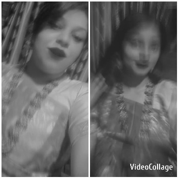 Traditional Attire in Black and White