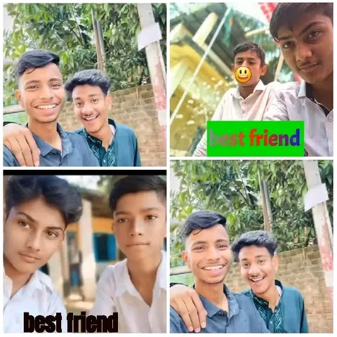 Best Friends Posing Together