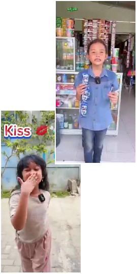 Store Display and Outdoor Kiss
