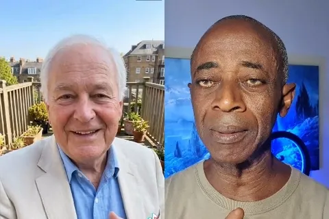 Men in Split-Screen Expressions