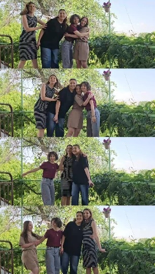Smiling Group in Park Setting