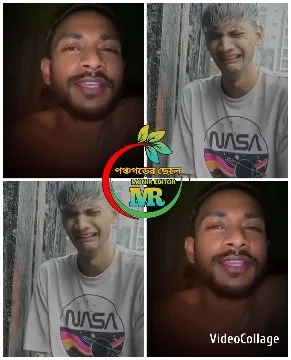 Young Man in Two Different Scenarios