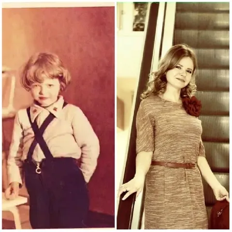 Child and Woman Side by Side