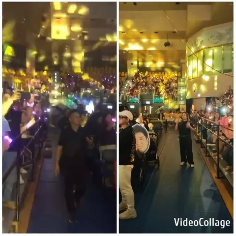 Crowded Indoor Event with Lights