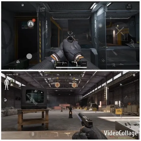 Player Aiming in Industrial Environment