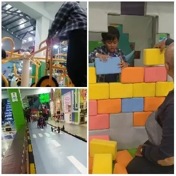 Children Playing in a Play Area