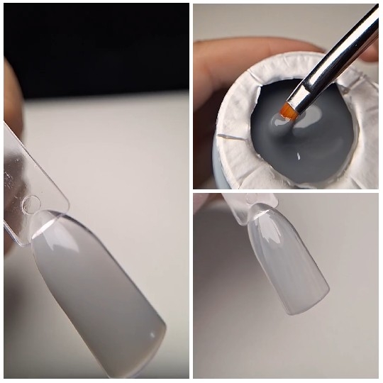 Nail Polish Application Close-Up