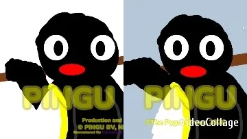 Cartoon Character with PINGU Text