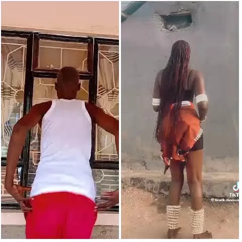 Back View in Casual and Traditional Attire