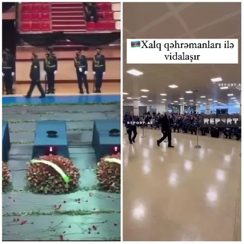 Coffins and Memorial Gathering
