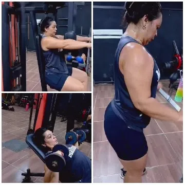 Person Working Out in Gym