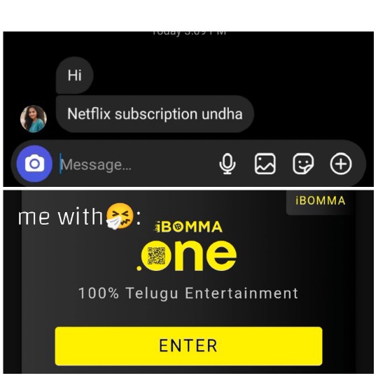 Social Media Chat and Ad