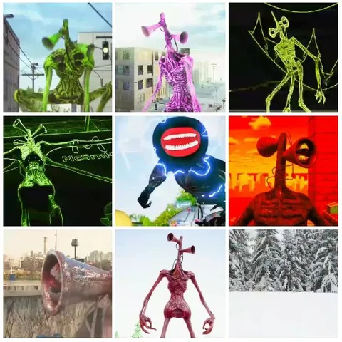 Cartoon Creatures in Vibrant Colors